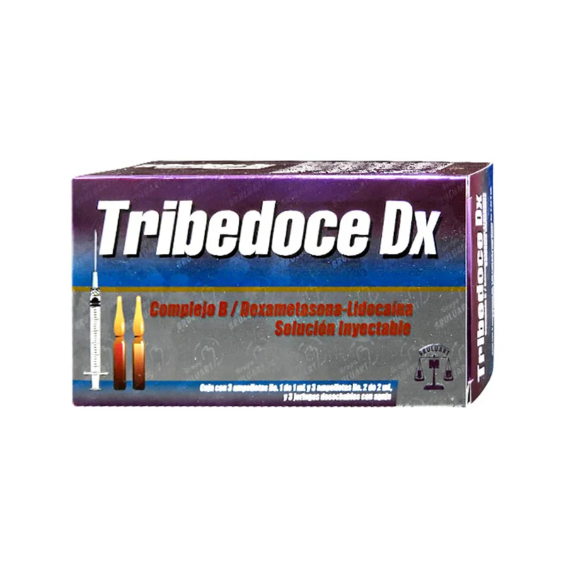 TRIBEDOCE DX 100/100/5MG/1ML 4/30MG/2ML SOL INY C/3