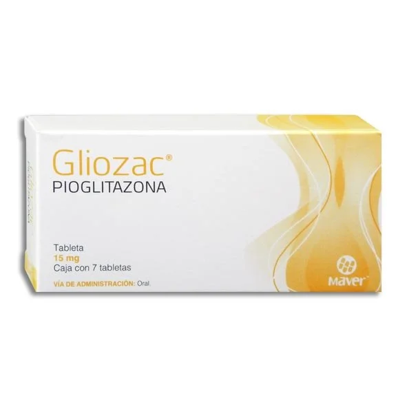 Gliozac 15mg Tabletas C/7