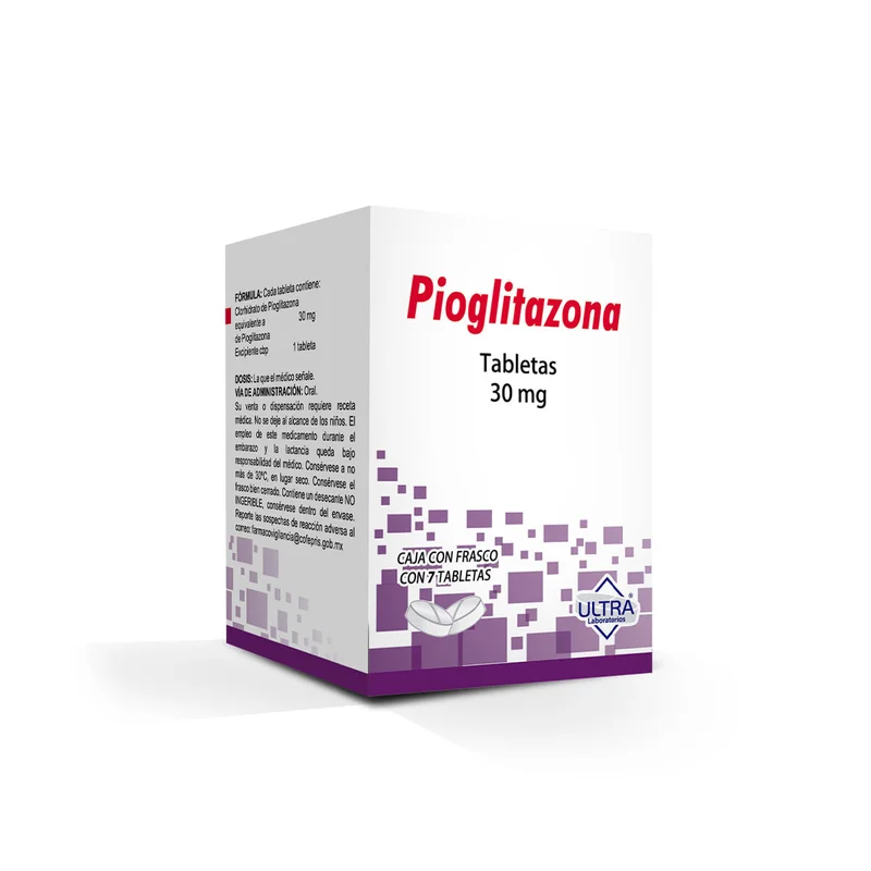 PIOGLITAZONA 30MG TAB C/7