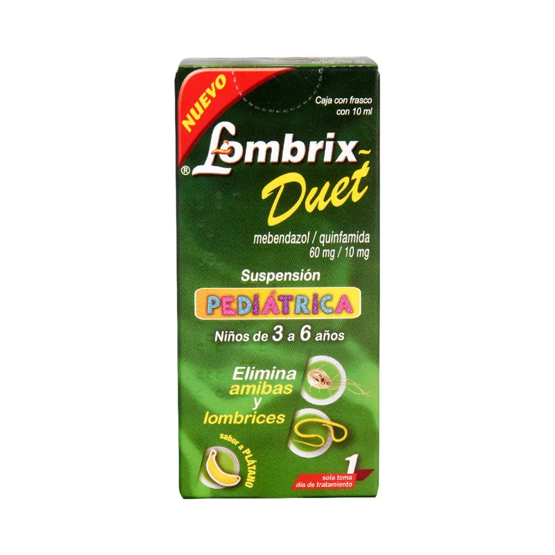 LOMBRIX DUET PED 60/10MG SUSP 10ML