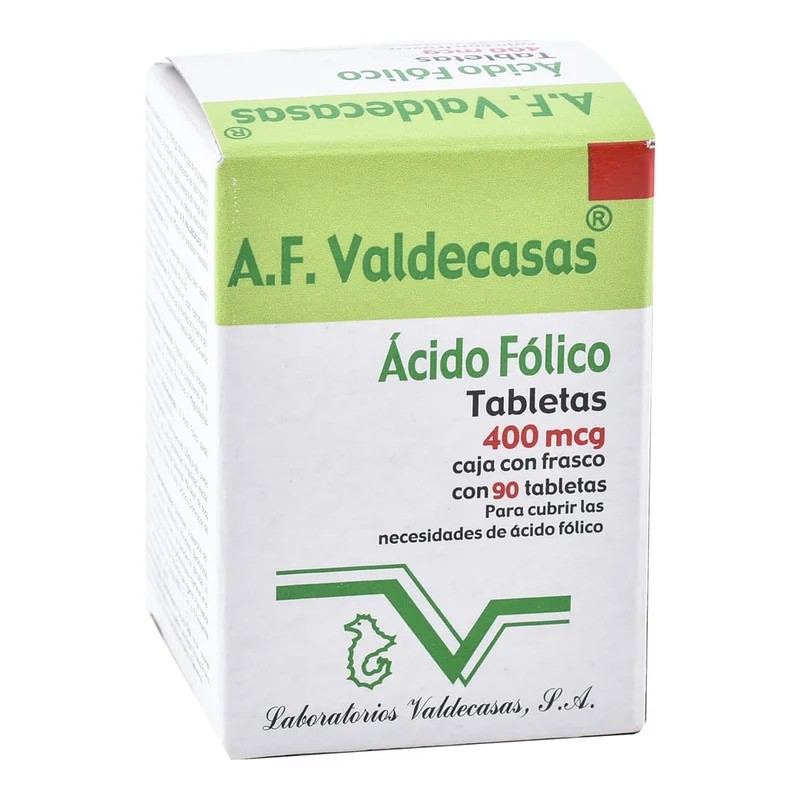 ACIDO FOLICO 0.4MG. TAB C/90