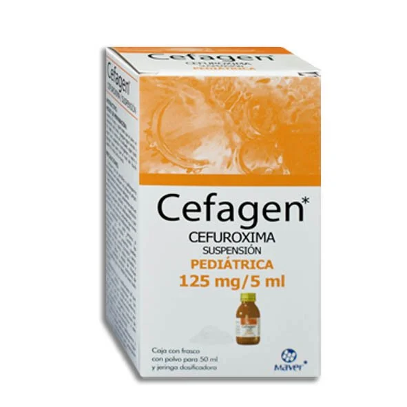 Cefagen 125mg/5ml Suspensión 50ml