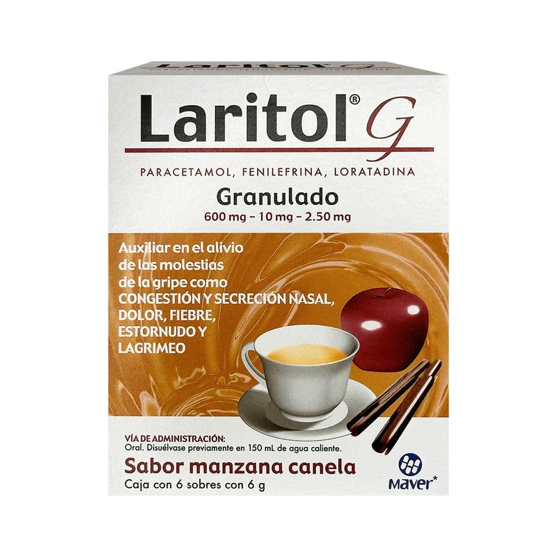 LARITOL-G 600/10/2.5MG SOBRES C/6