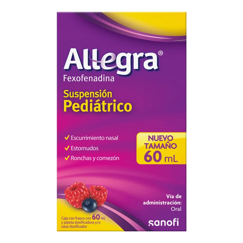 ALLEGRA 6MG SUSP 60ML