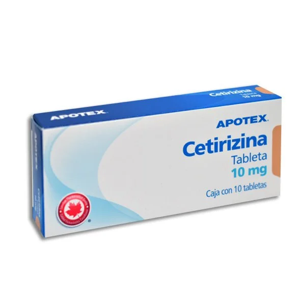 Cetirizina 10mg Tabletas C/10