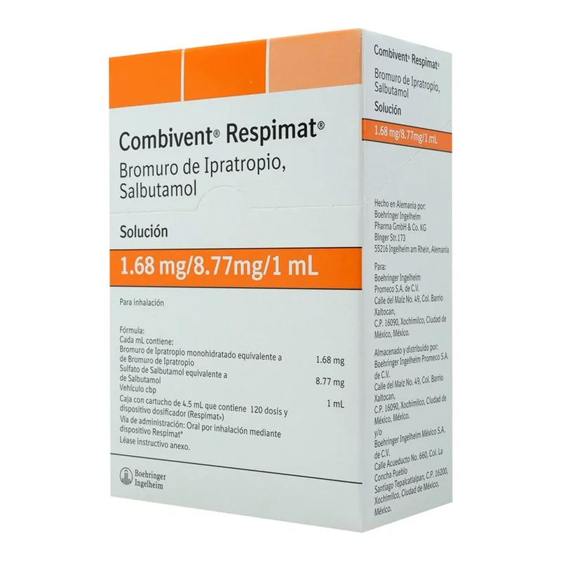 COMBIVENT RESPIMAT 1.68/8.77MG/1ML C/120 DOSIS PARA INHALACION