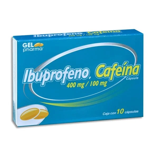 Ibuprofeno/Cafeina 400/100mg Cápsulas C/10 — Ibuprofeno/Cafeina