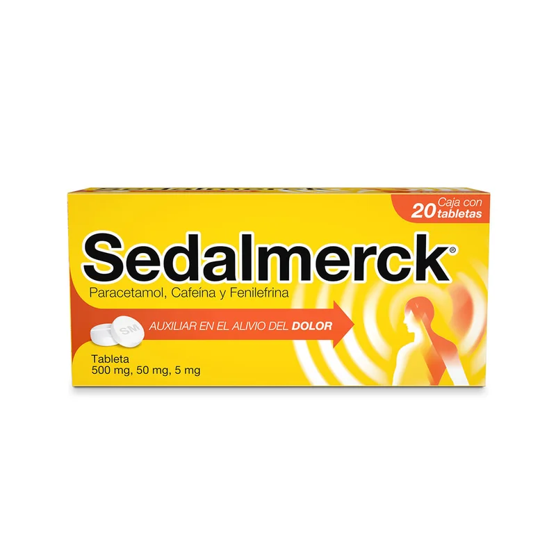 SEDALMERCK 500/50/5MG TAB C/20