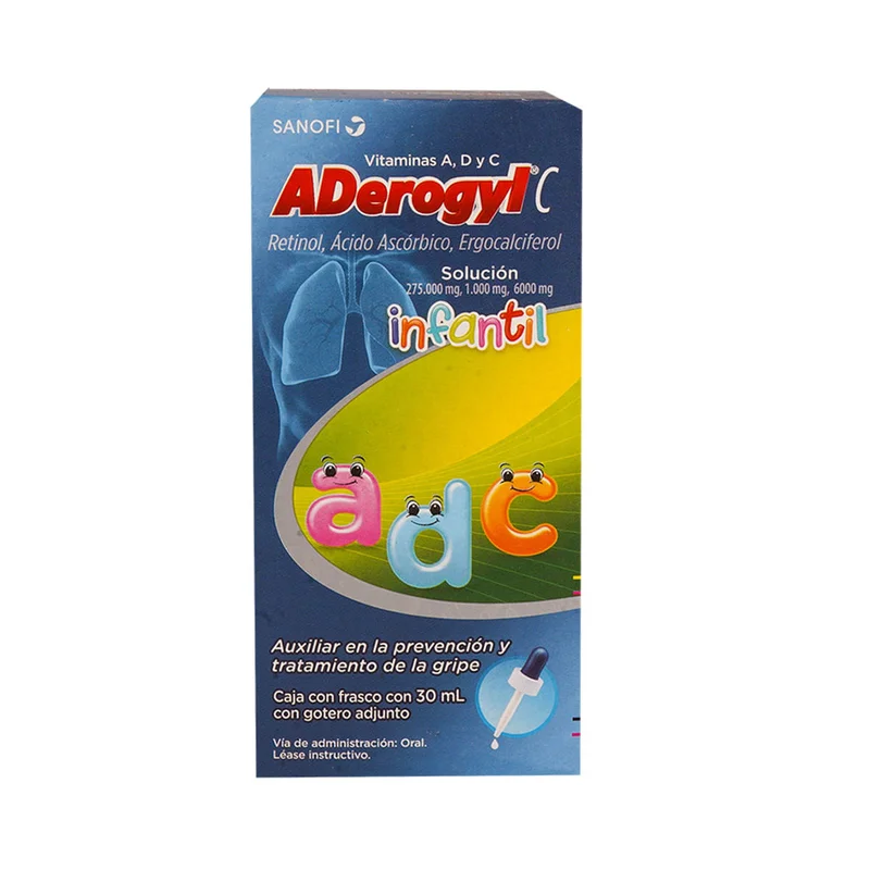 ADEROGYL C INF 500000/40000UI/6000MG GTS 30ML