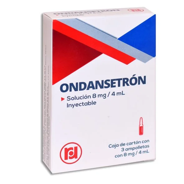 Ondansetron 8mg/4ml Solución Inyectable C/3 Ampolletas — Ondansetron