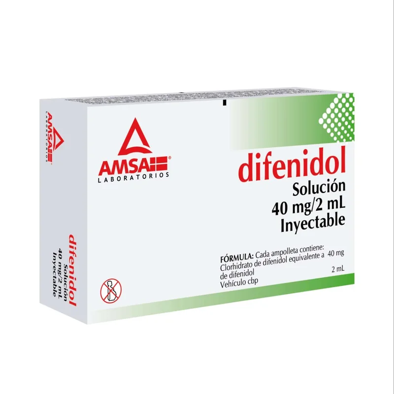 DIFENIDOL 40MG/2ML SOL INY C/2