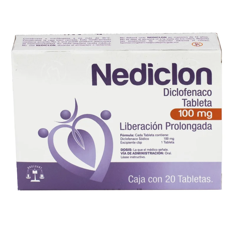 NEDICLON 100MG. TAB LP C/20