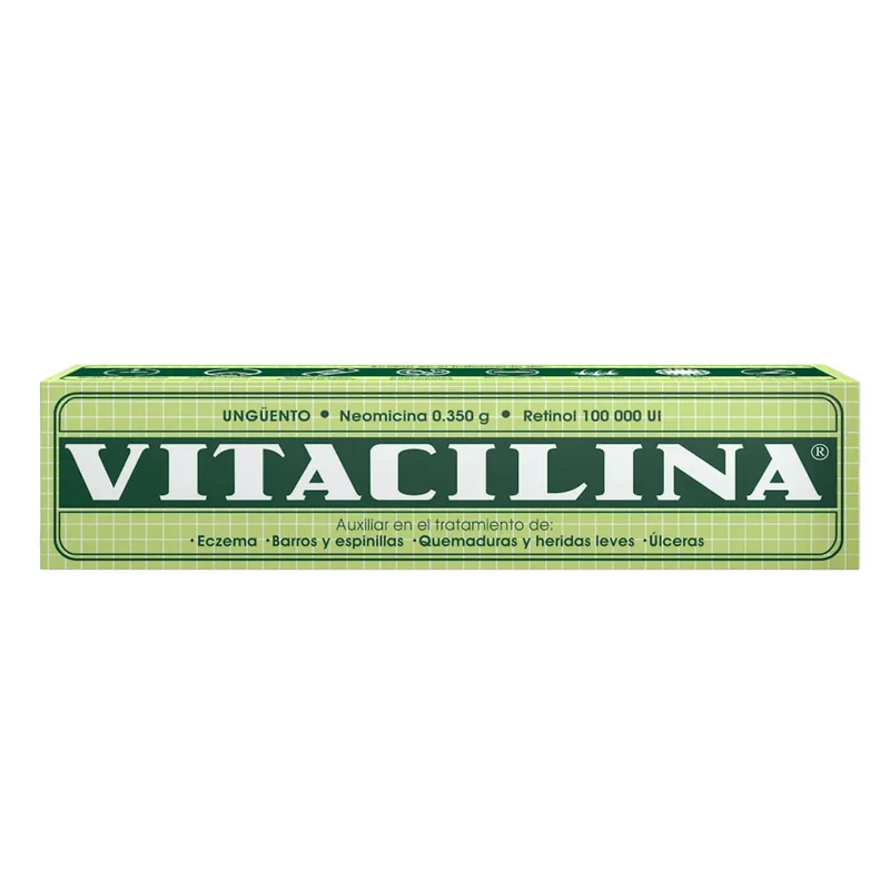 VITACILINA 0.350GR/100,000UI UNG 16GR C/2