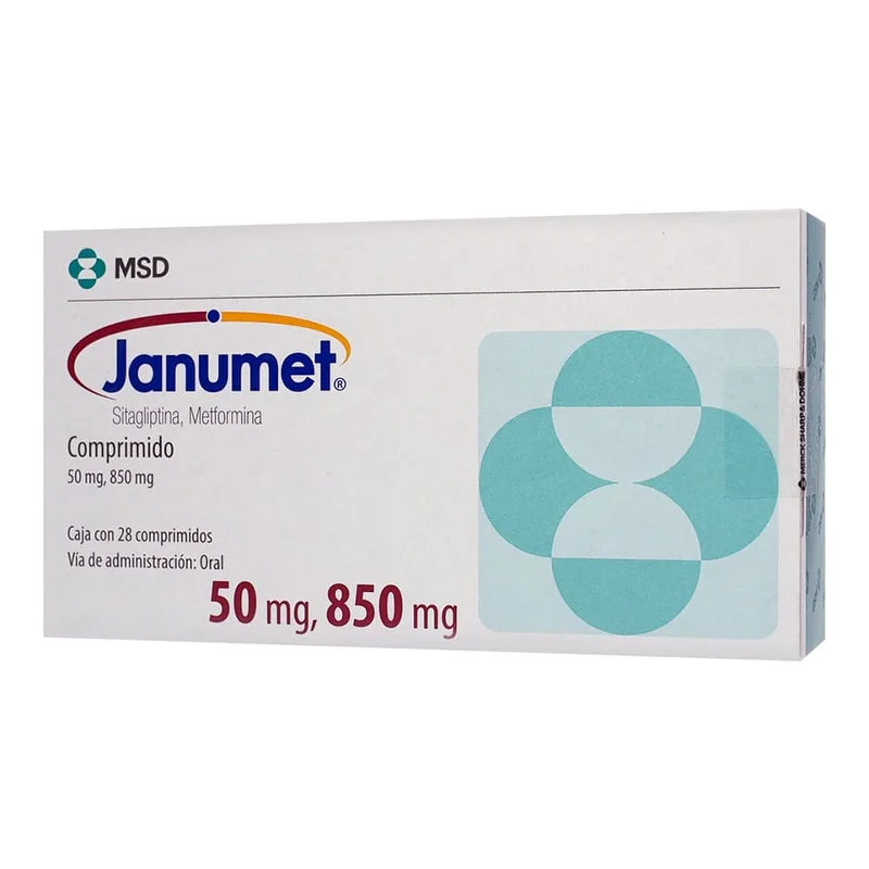 JANUMET 50/850MG TAB C/28