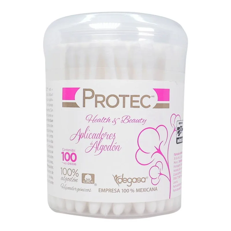 Hisopos Algodón Protec Tarro C/100