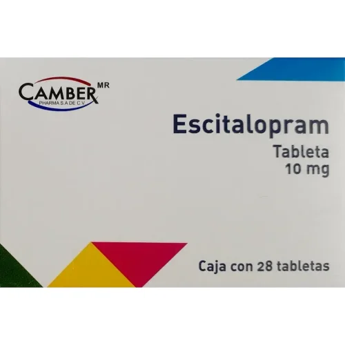 Escitalopram 10mg Tabletas C/28 — Escitalopram