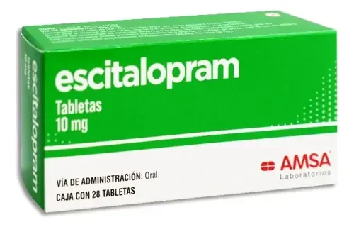 Escitalopram 10mg Tabletas C/28 — Escitalopram