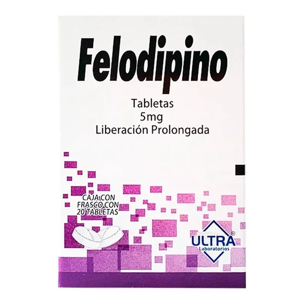 Felodipino 5mg Tabletas C/20 — Felodipino