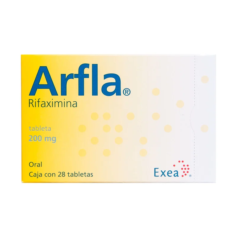 Arfla 200mg Tabletas C/28 — Rfaximina