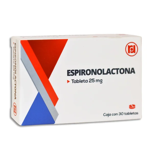 Espironolactona 25mg Tabletas C/30 — Espironolactona