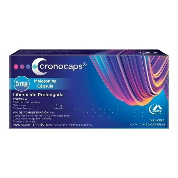 Cronocaps 5mg Cápsulas C/30 — Melatonina