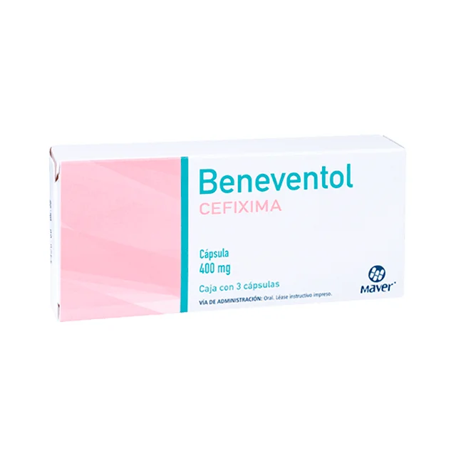 Beneventol 400mg Cápsulas C/3 — Cefixima