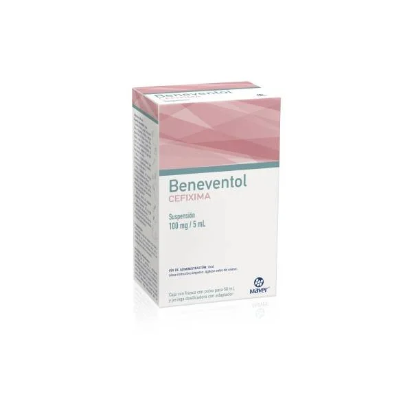 Beneventol 100mg Suspensión C/1 — Cefixima