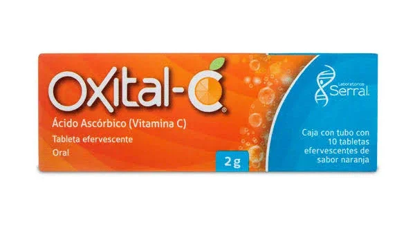Oxital-C 1gr Tabletas efervescentes C/10 — Ácido ascórbico