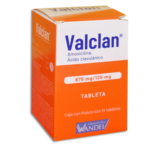 Valclan 875mg/125mg c/14 Tabletas