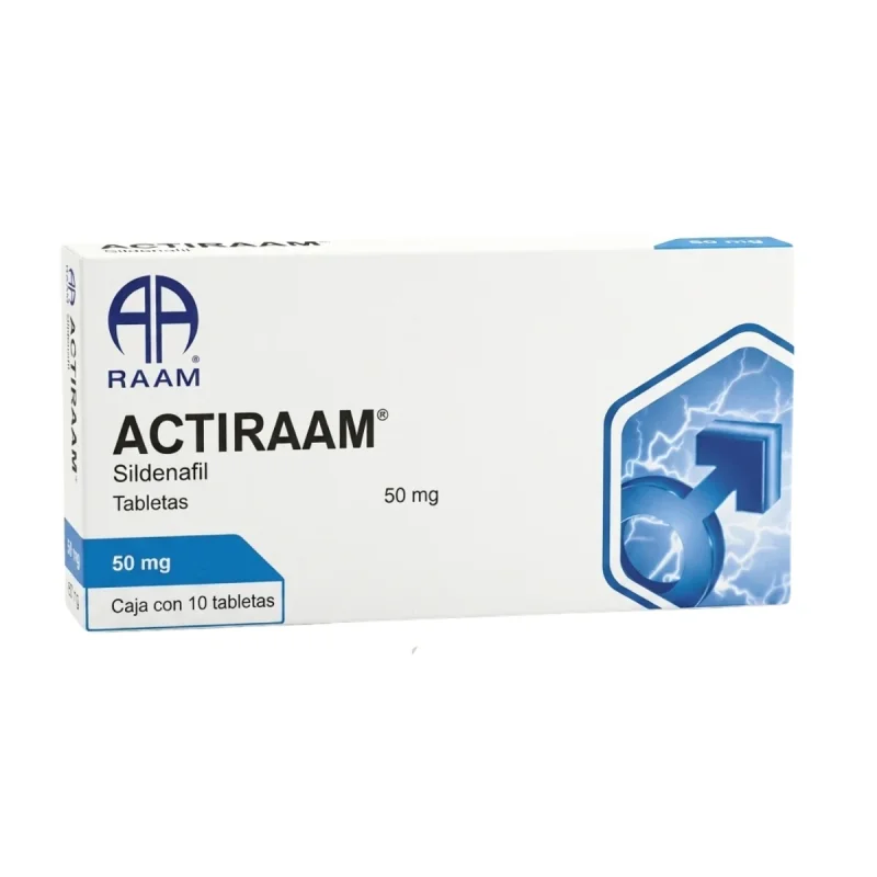 Actiraam 50mg Tabletas C/10 — Sildenafil