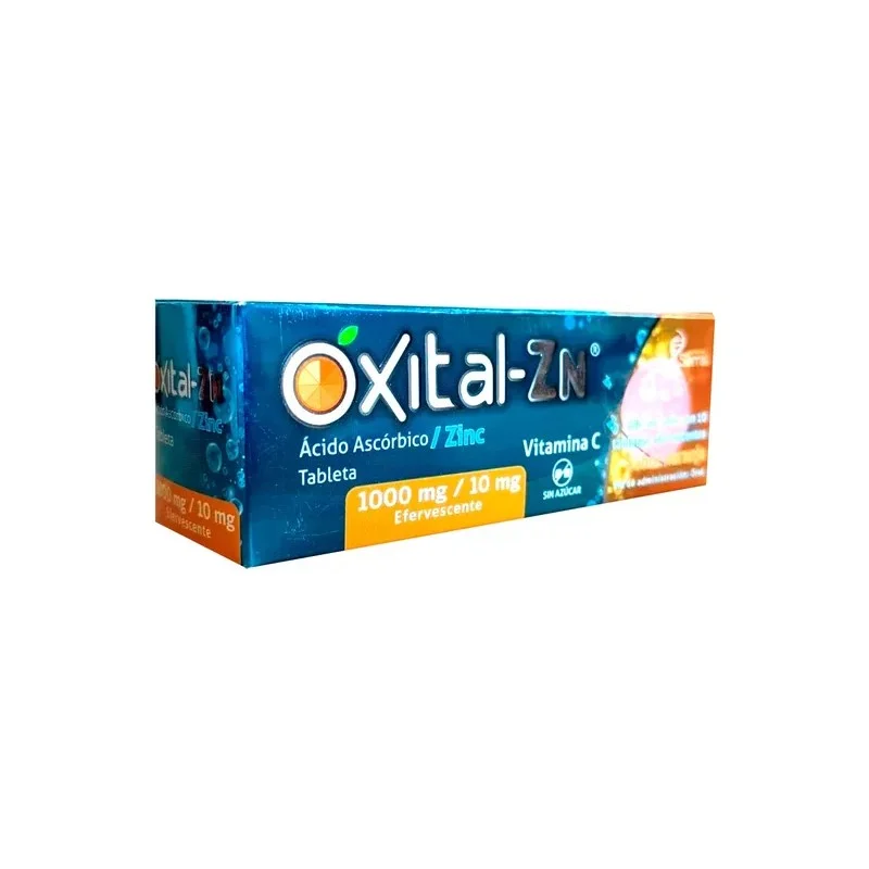 Oxital-ZN 1000mg/10mg c/10 Tabletas efervescentes