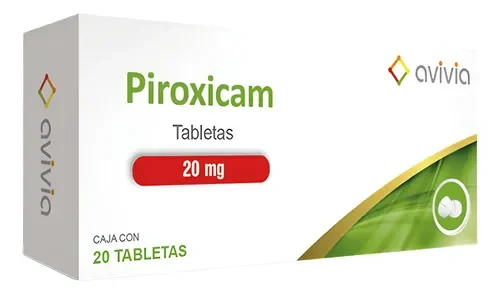 Piroxicam 20mg Tabletas C/20 — Piroxicam