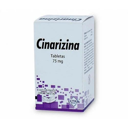 Cinarizina 75mg Tabletas C/60