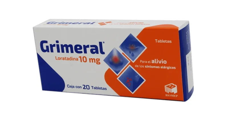 Grimeral 10mg Tabletas C/20 — Loratadina