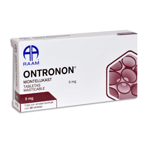 Ontronon 5mg c/30 Tableta Masticable — Montelukast