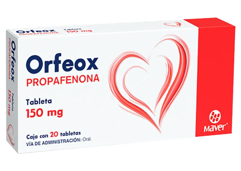 Orfeox 150mg Tabletas C/20 — Propafenona