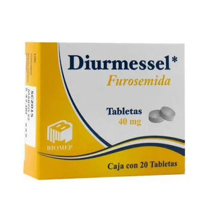 Diurmessel 40mg Tabletas C/20 — Furosemida
