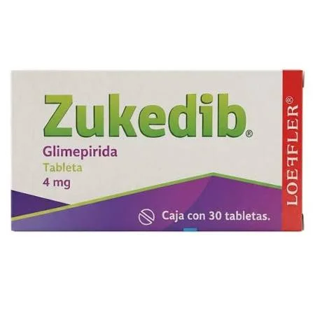 Zukedib 4mg Tabletas C/30 — Glimepirida