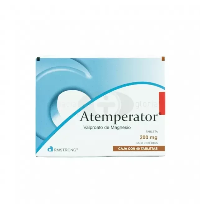 Atemperator 200mg Tabletas C/40 — Valproato de Magnesio