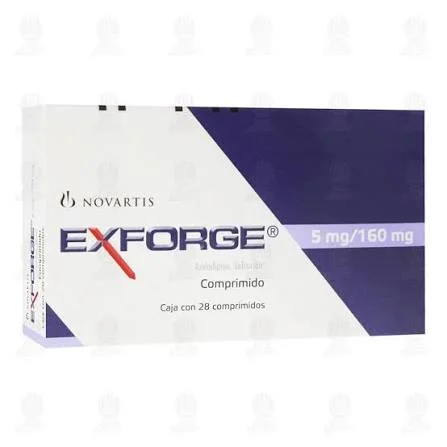 Exforge 5mg/160mg Comprimidos C/28 — Amlodipino,Valsartan