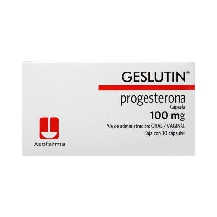 Geslutin 100mg Cápsulas C/30 — Progesterona