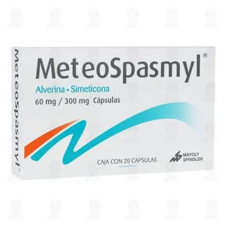 Meteospasmyl 60mg,300mg Cápsulas C/20 — Alverina,Simeticona